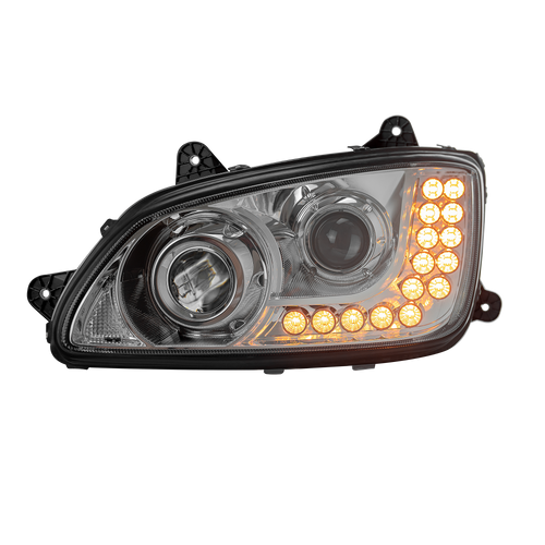 Chrome Headlight fits Kenworth T270/T370/T700/T660