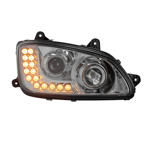 Chrome Headlight fits Kenworth T270/T370/T700/T660