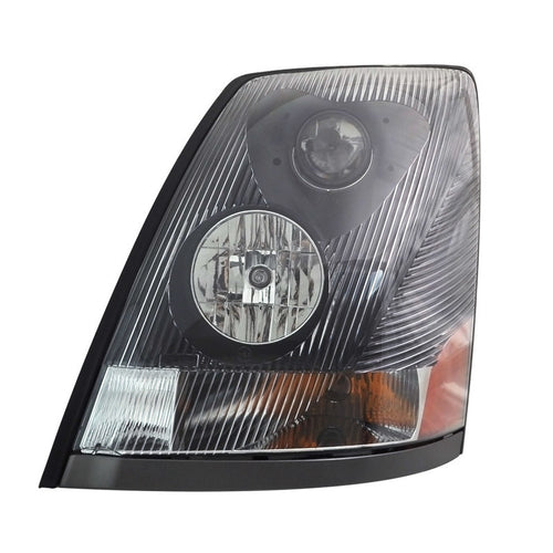 Headlight fits Volvo VN/VNL 2003+ with Black Reflector