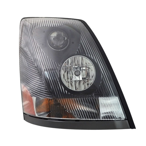 Headlight fits Volvo VN/VNL 2003+ with Black Reflector