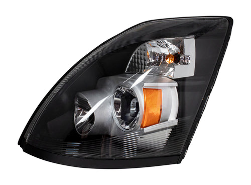 Headlight fits Volvo VN / VNL 03+ LED Lights Chrome Reflector