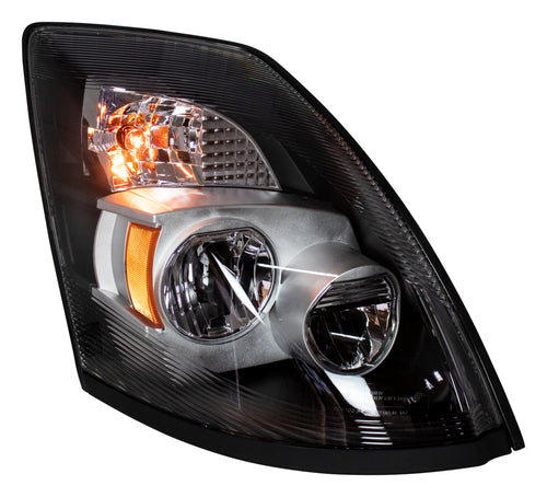 Headlight fits Volvo VN / VNL 03+ LED Lights Chrome Reflector