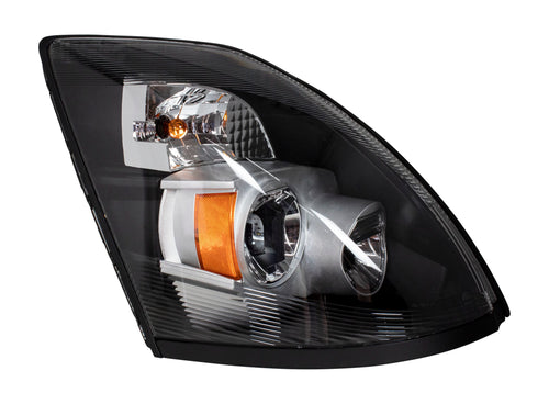 Headlight fits Volvo VN / VNL 03+ LED Lights Chrome Reflector
