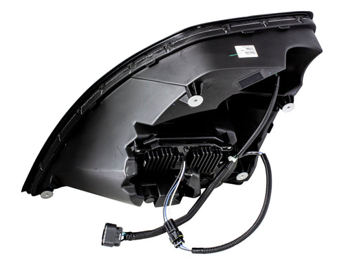 Headlight fits Volvo VN / VNL 03+ All LED Lights Black Reflector