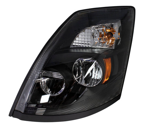 Headlight fits Volvo VN / VNL 03+ All LED Lights Black Reflector