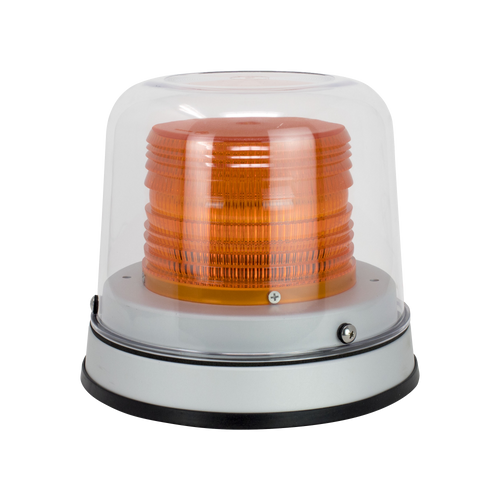 LED Amber/Clear Dome Strobe Light