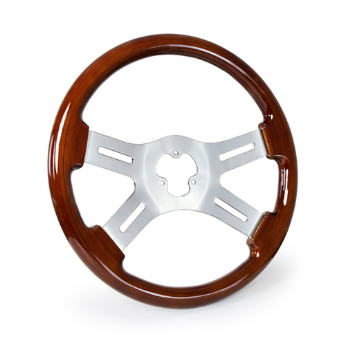 16" Wood Steering Wheel - 4 Spoke Classic