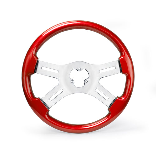 16" Wood Steering Wheel - 4 Spoke Classic