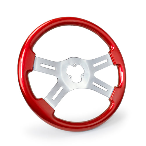 16" Wood Steering Wheel - 4 Spoke Classic
