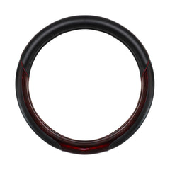 18” Steering Wheel Cover Wood Red