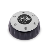 Black Bezel And Horn Chrome Button