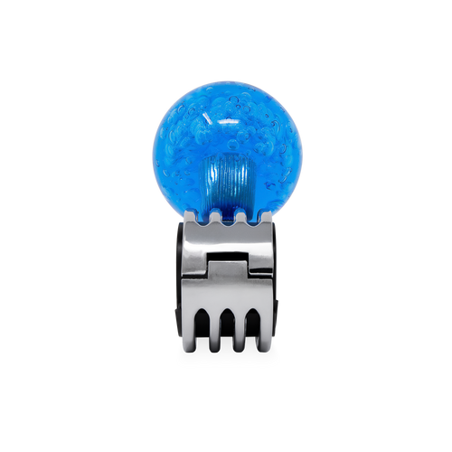 Steering Wheel Spinner Knob – Clear-Blue Bubbles