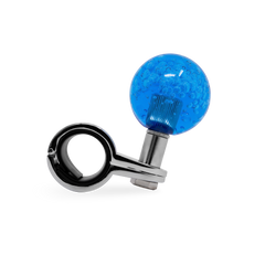 Steering Wheel Spinner Knob – Clear-Blue Bubbles