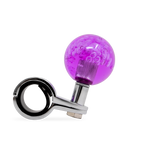 Steering Wheel Spinner Knob – Clear-Purple Bubbles