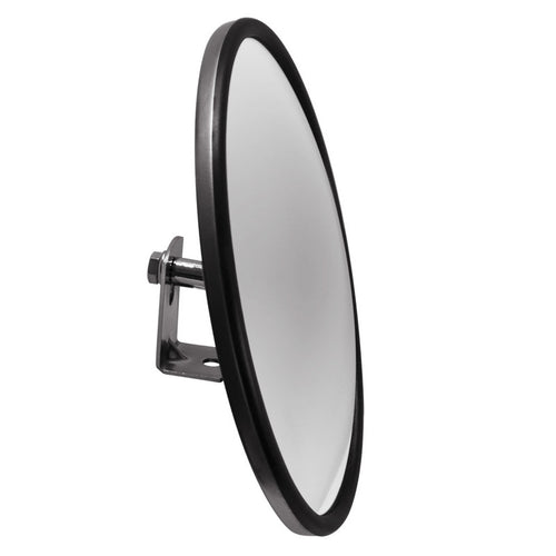 8" Stainless Steel Spot Convex Mirror Concave Back