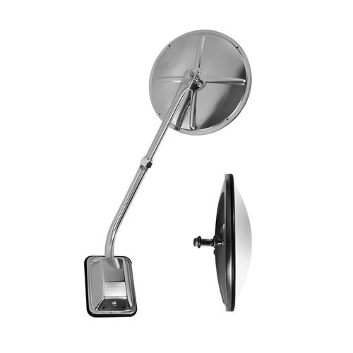 Stainless Steel Mirror Pod With Bracket ( Each )
