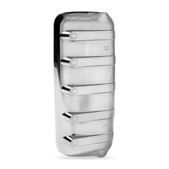 Chrome Mirror Cover with 3/4" Lights for Freightliner Century/Columbia/Coronado 2005-2013