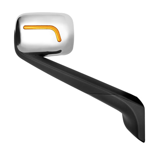 Hood Mirror with Curved LED for Freightliner Cascadia 2018+