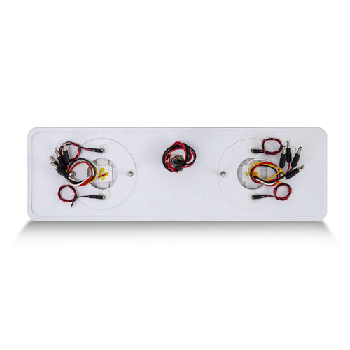 White/Blue Clear Interior Watermelon Dome Light Plate Fits Freightliner Classic/Fld120