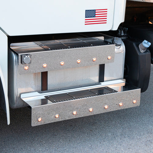 Step cover Freightliner M2 Miamistar Stainles steel (kit 4)