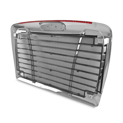 Grille Fits Freightliner Century Chrome Plastic OEM Style W/ Bugscreen
