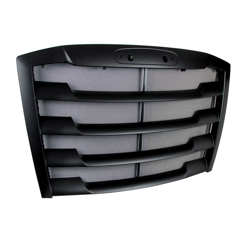 Black Plastic Grille Fits Freightliner Cascadia 2018-2024 With Bug Screen