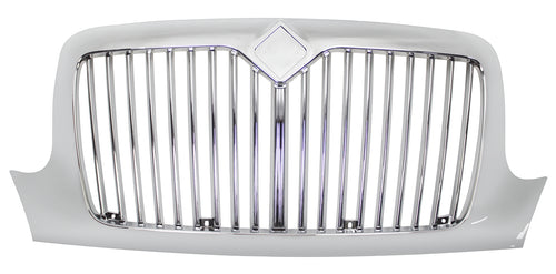 Grille Fits International Durastar 4300 With Bug Screen Chrome Plastic