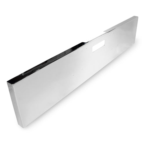 20” Chrome Bumper fits Freightliner Classic 1984-2003, with Box End and Tow Hole