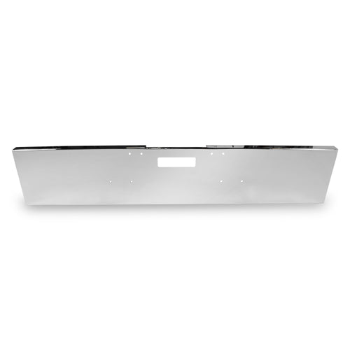 20” Chrome Bumper fits Freightliner Classic 1984-2003, with Box End and Tow Hole