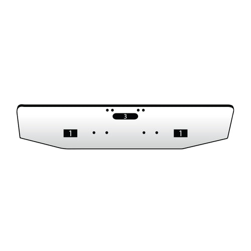 Graphic -  Bumper fits Freightliner Classic 1984-2003 