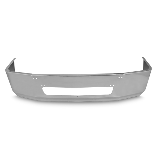 18" Chrome Bumper Freightliner Century 1996-2004, Aerodynamic, with Mounting Bolt and Large Center Tow Holes