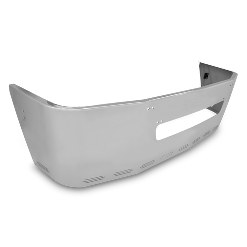 22" Chrome Bumper fits Freightliner Century 1996-2004, with Tow and 11 Hidden Light Holes