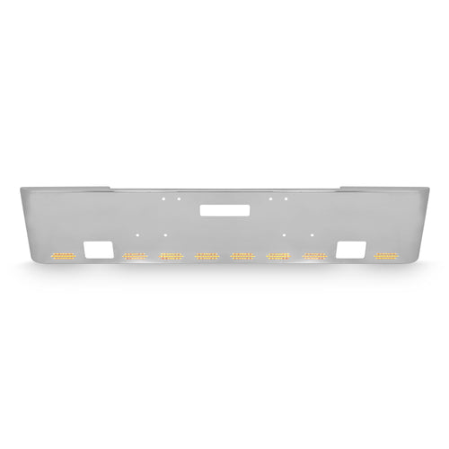 Front with lights- Bumper fits Freightliner Classic 2003 Down