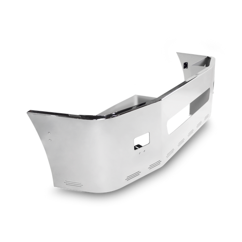 22” Chrome Bumper Fits Freightliner Century 2005-2007 and Columbia 2003-2007, with 11 Hidden Light Holes