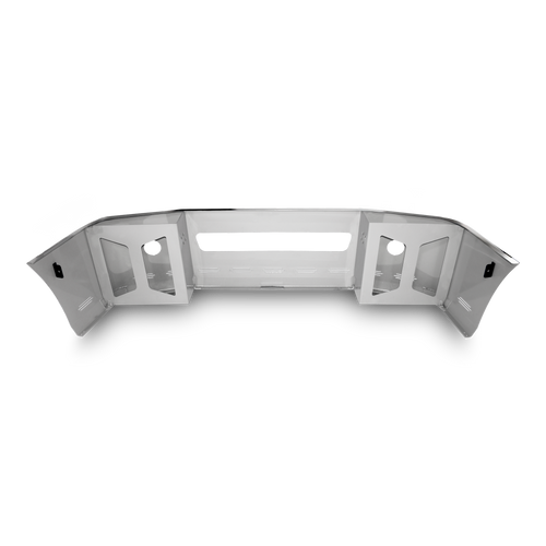 22” Chrome Bumper Fits Freightliner Century 2005-2007 and Columbia 2003-2007, with 11 Hidden Light Holes