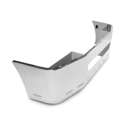22” Chrome Bumper Fits Freightliner Century 2005-2007 and Columbia 2003-2007, with 11 Hidden Light Holes