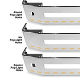 22” Chrome Bumper Fits Freightliner Century 2005-2007 and Columbia 2003-2007, with 11 Hidden Light Holes