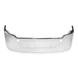 18" Chrome Bumper Freightliner Cascadia 2008-2017 Replaces Factory Plastic, Aerodynamic, with Grille Installed, Bolt, Tow
