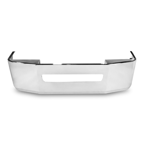 22” Chrome Bumper Freightliner Century 2005-2007 and Columbia 2003-2007, Aerodynamic, with Large Center Tow Hole.