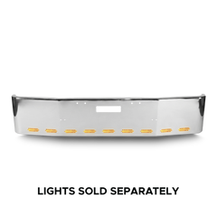 20” Chrome Bumper with 11 Hidden Light Holes for Freightliner FLD 120 and FLD 112