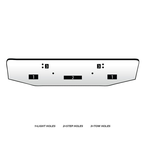 Front - Chrome Bumper Kenworth W900L