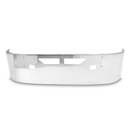 18” Chrome Bumper (Kenworth T660) W/ Wrap Around, Air vents,Tow Brackets Included For Bolt On (No fog light)