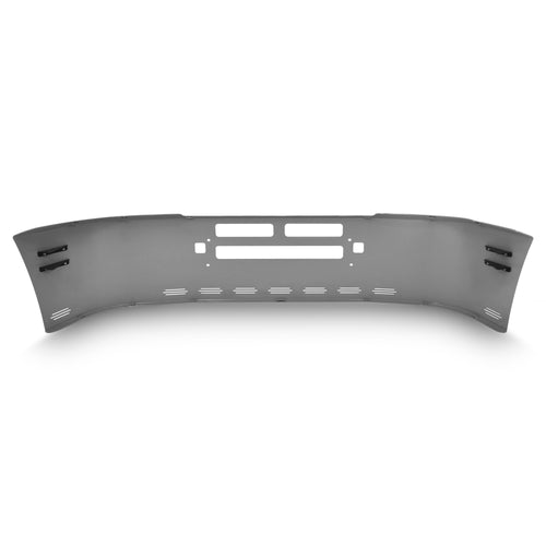 20" Chrome Bumper (Kenworth T600 All Years) W/ Air Vent, Tow & 9 Hidden Light Holes