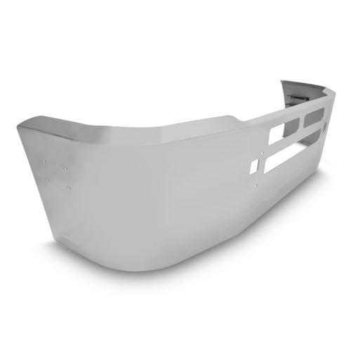 22” Chrome Bumper (Kenworth T600 All Years) W/ Wrap Around, Air Vent & Tow Hole