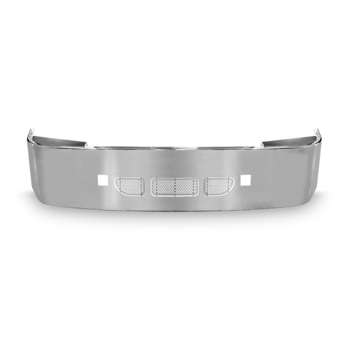 18” Bumper (Peterbilt 386) W/ Wrap-Around 3” Aero /Grille, Brackets