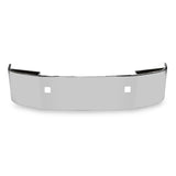 20” Chrome Bumper (Peterbilt 386) Back Axle Tow Only With Tag And 2 4" Rounds In Each Bracket With Mounting For Grommet