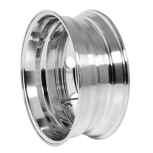 Aluminum Wheel 19.5" X 6.75", 8 Holes, Hub Pilot , Mirror Polish Both Side