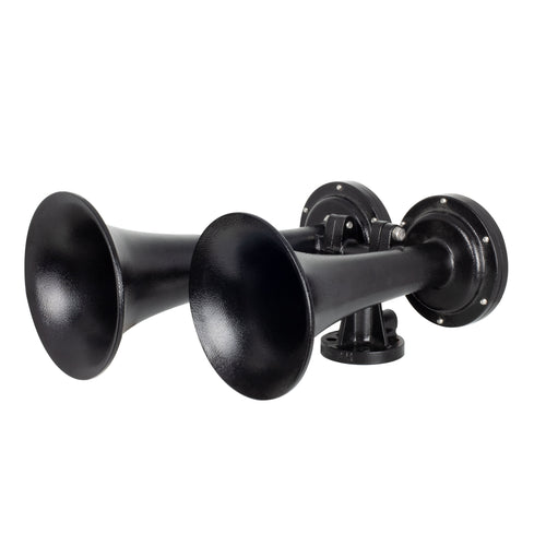 2 Bell Heavy Duty Train Horn - 5/8” Air Hose (Red)