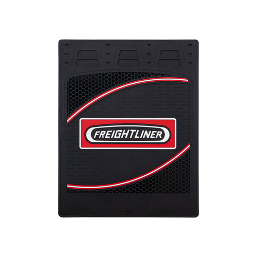 Mud Flap 24” X 30” Freightliner With Line Diagonals, Logo  Letters on pairs