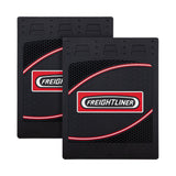 Mud Flap 24” X 30” Freightliner With Line Diagonals, Logo  Letters on pairs
